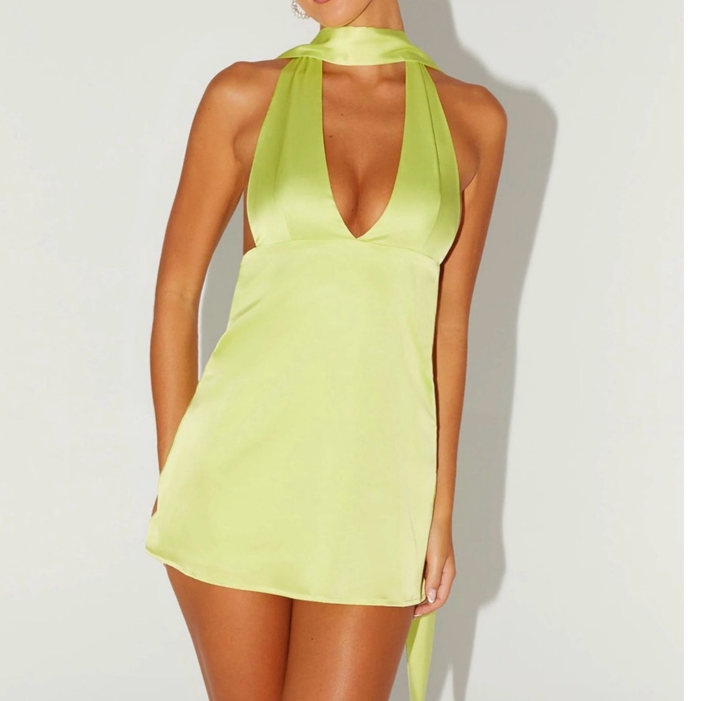 Peppermayo Satin Mini Dress